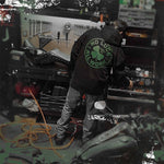 Men's NOLAW Broken Clover Hoodie | Color: Black