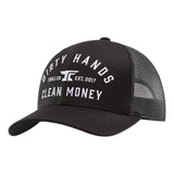 DHCM Classic Curved Brim Trucker Hat | Color: Black