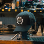 DHCM 360 Curved Brim Trucker Hat | Color: Black