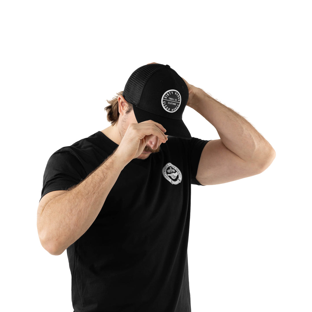 360 DHCM Black hat on model 