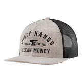 DHCM Classic Trucker Hat | Color: Heather Grey Black
