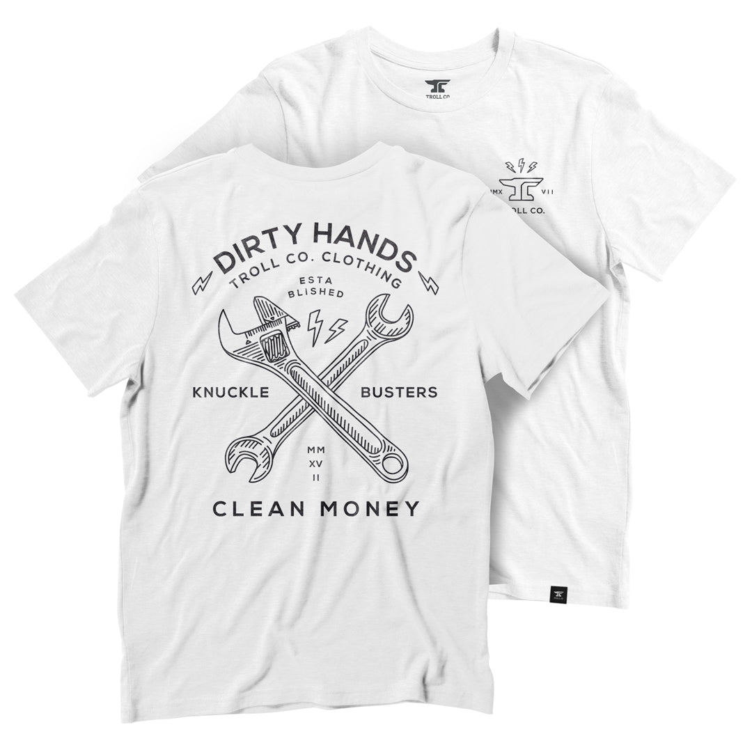 Men's DHCM Twisting Wrenches T-Shirt | Color: White