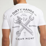 Men's DHCM Twisting Wrenches T-Shirt | Color: White