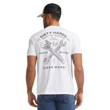Men's DHCM Twisting Wrenches T-Shirt | Color: White