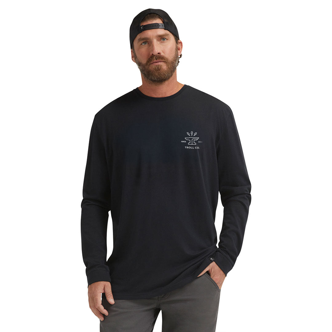 Men's DHCM Twisting Wrenches Long Sleeve | Color: Black