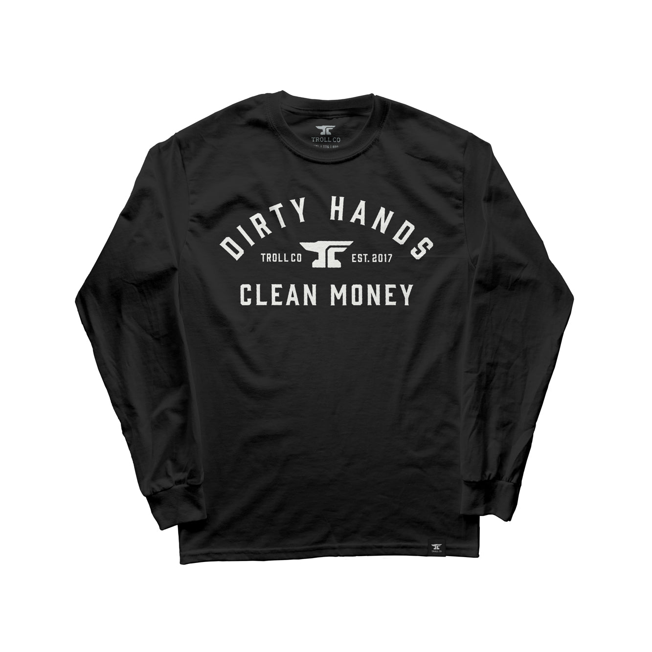 Men's DHCM Classic Long Sleeve T-Shirt | Color: Black