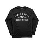 Men's DHCM Classic Long Sleeve T-Shirt | Color: Black