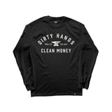 Men's DHCM Classic Long Sleeve T-Shirt | Color: Black