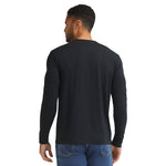 Men's DHCM Classic Long Sleeve T-Shirt | Color: Black