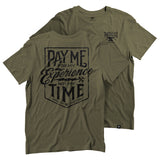 Men's Pay Me T-Shirt | Color: Military Green