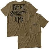 Men's Pay Me T-Shirt | Color: Military Green
