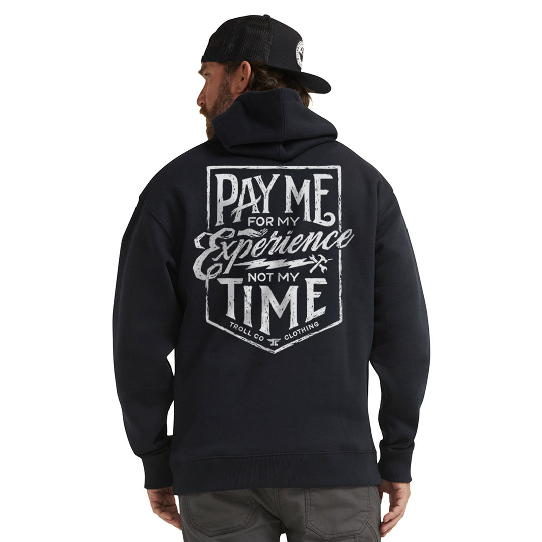 Men's Pay Me Hoodie | Color: Black