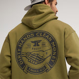 Men's DHCM Haggler Hoodie | Color: Military Green