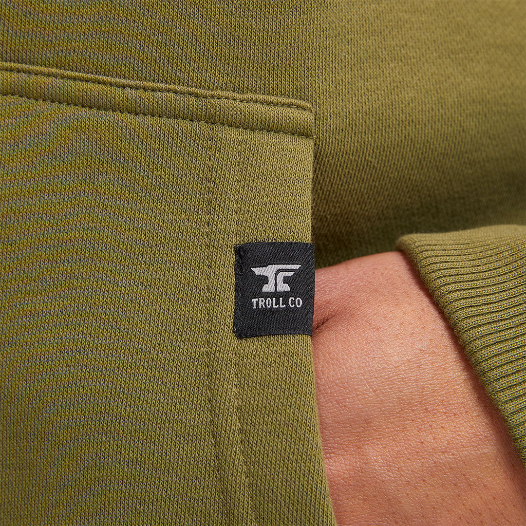 Men's DHCM Haggler Hoodie | Color: Military Green
