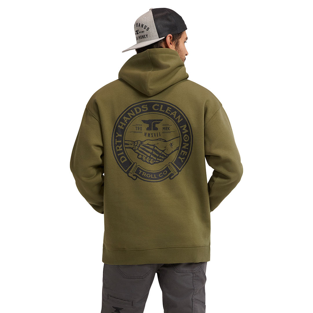Men's DHCM Haggler Hoodie | Color: Military Green