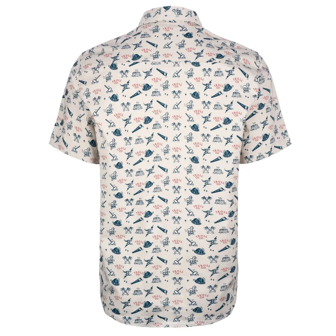 Hanes Button Down | Color: Dust Red Blue