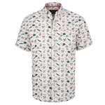Hanes Button Down | Color: Dust Red Blue