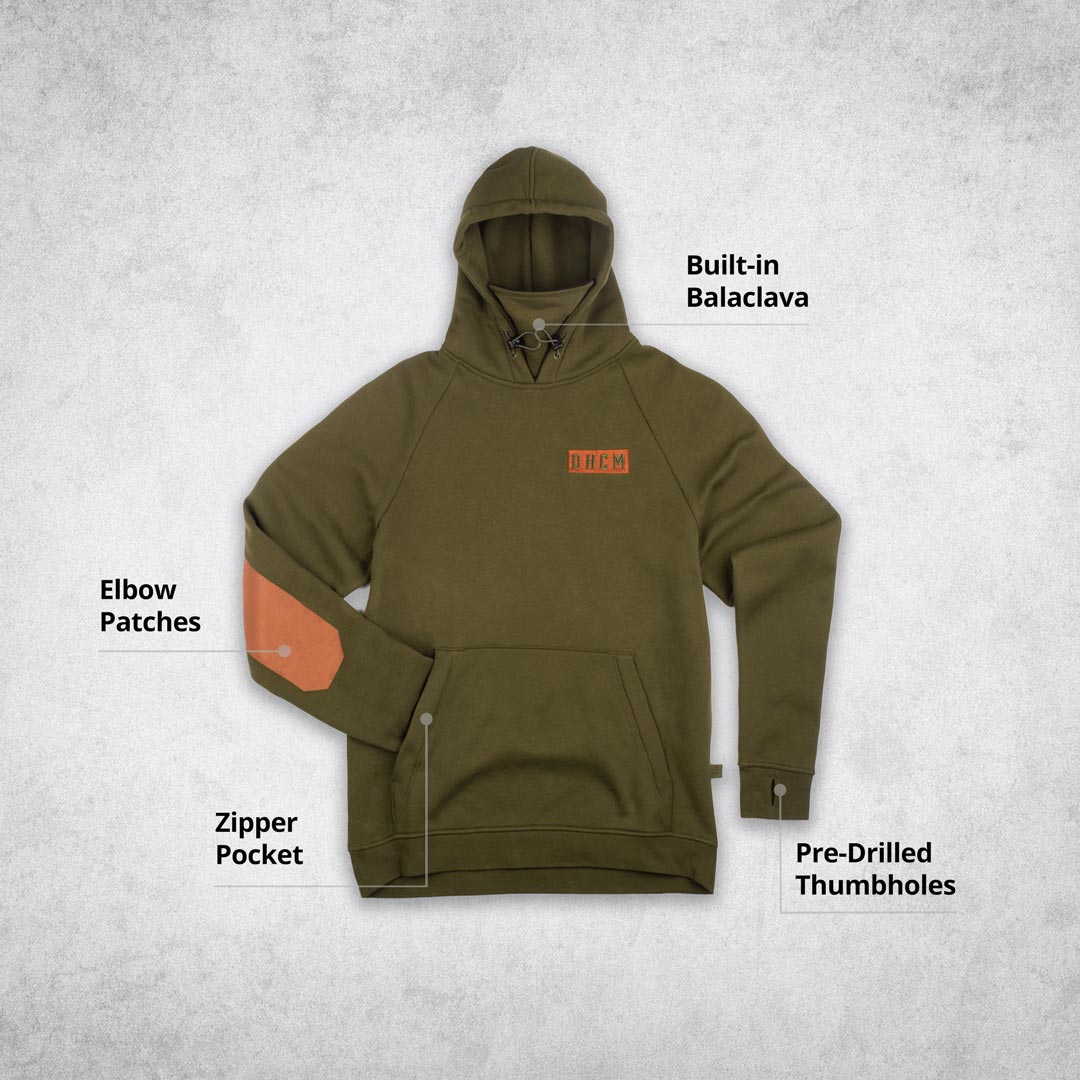 Men's DHCM Torrid Hoodie | Color: Moss