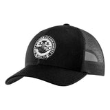 DHCM Haggler Curved Brim Trucker Hat | Color: Black