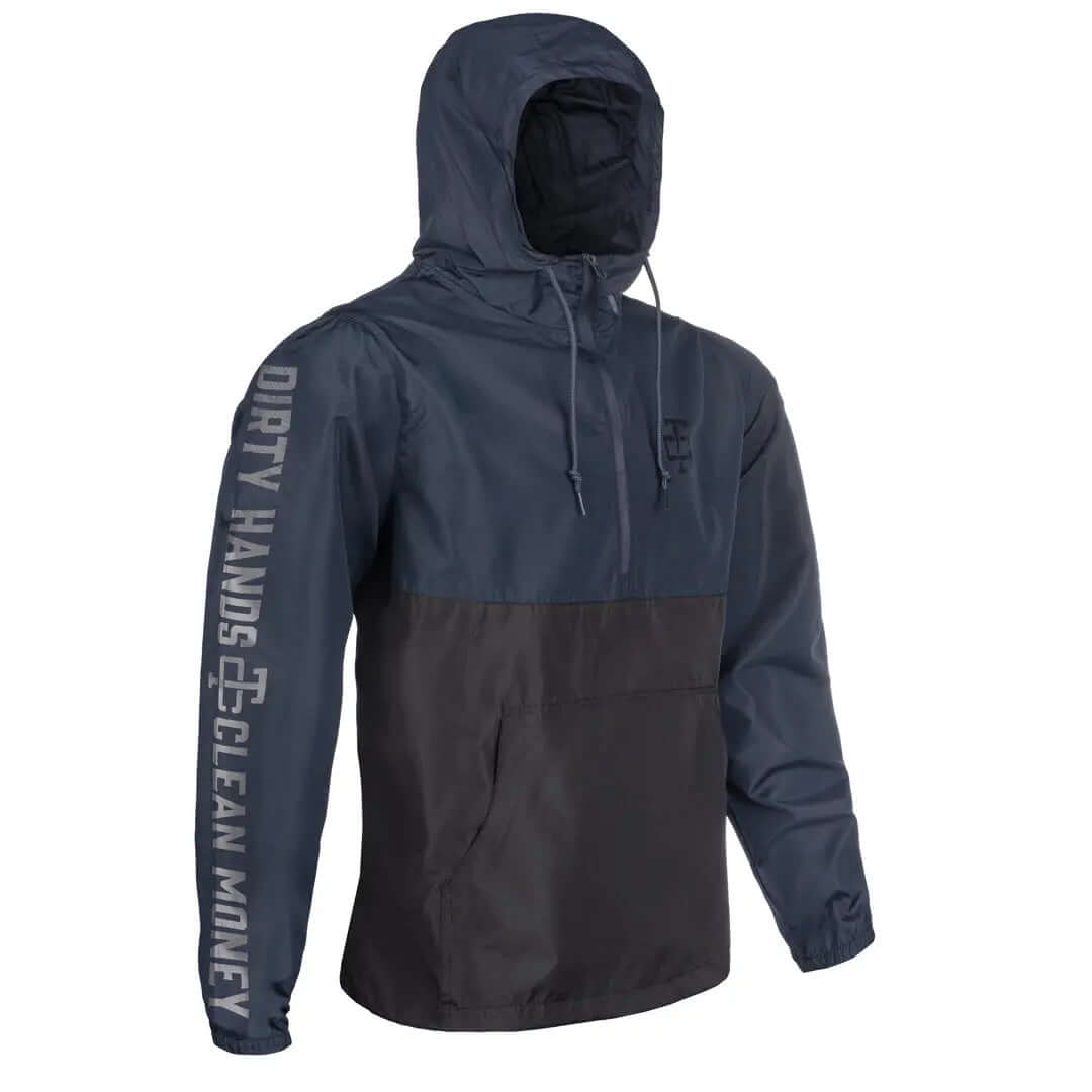 Men's DHCM Harbored Windbreaker | Color: Blue Black