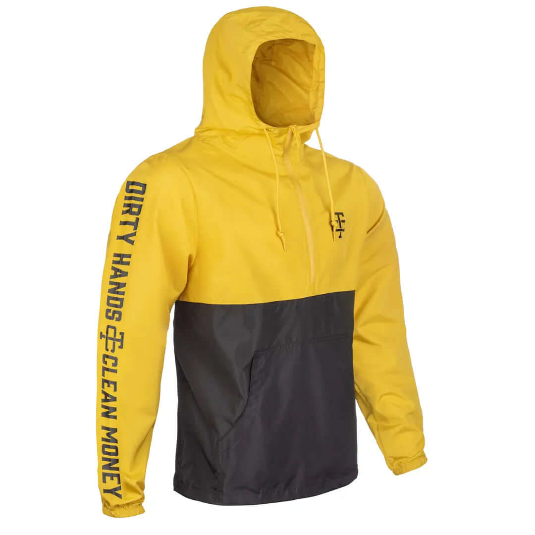 Men's DHCM Harbored Windbreaker | Color: Gold Black