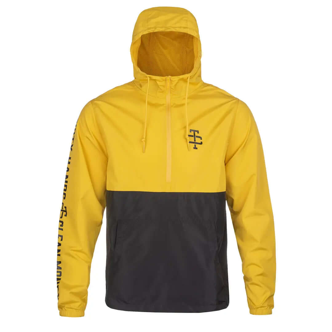 Men's DHCM Harbored Windbreaker | Color: Gold Black