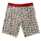 Men's Lumberjack Boardshort | Color: Dust / Red / Blue