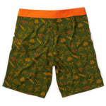 Men's Lumberjack Boardshort | Color: Green / Orange