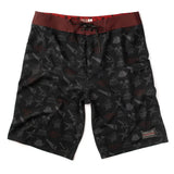 Men's Lumberjack Boardshort | Color: Maroon / Black