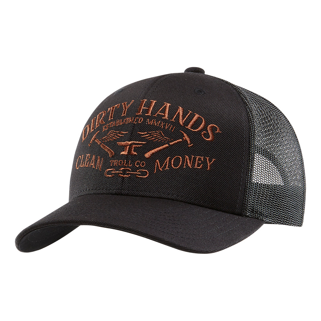 DHCM Catena Curved Brim Trucker Hat | Color: Black