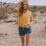 Women's DHCM Free Bird T-Shirt | Color: Gold