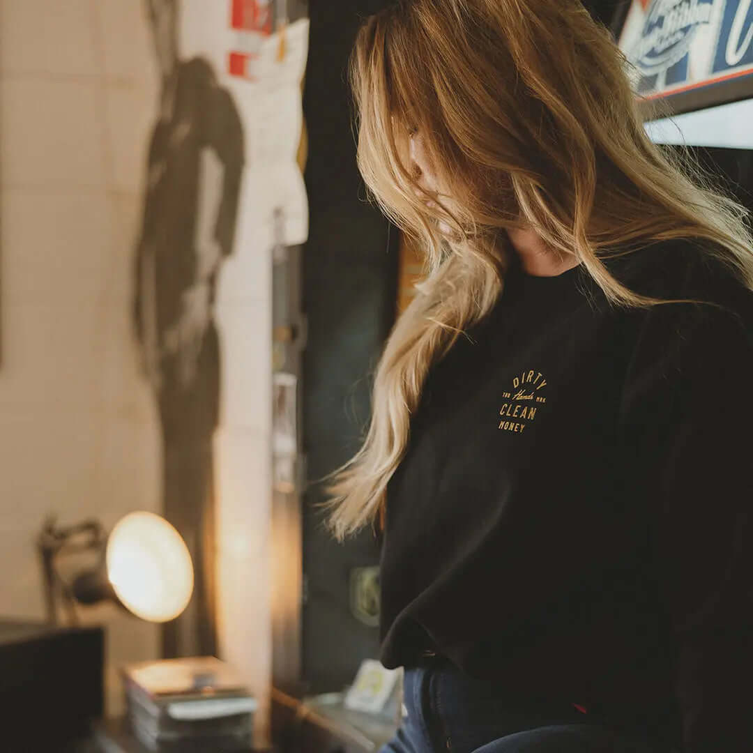 Women's DHCM Juno Crewneck | Color: Black