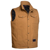 Men's Toro Insulated Canvas Vest | Color: Saddle / Charcoal