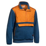 Men's Grizzly Fleece Anorak | Color: Saddle / Blue