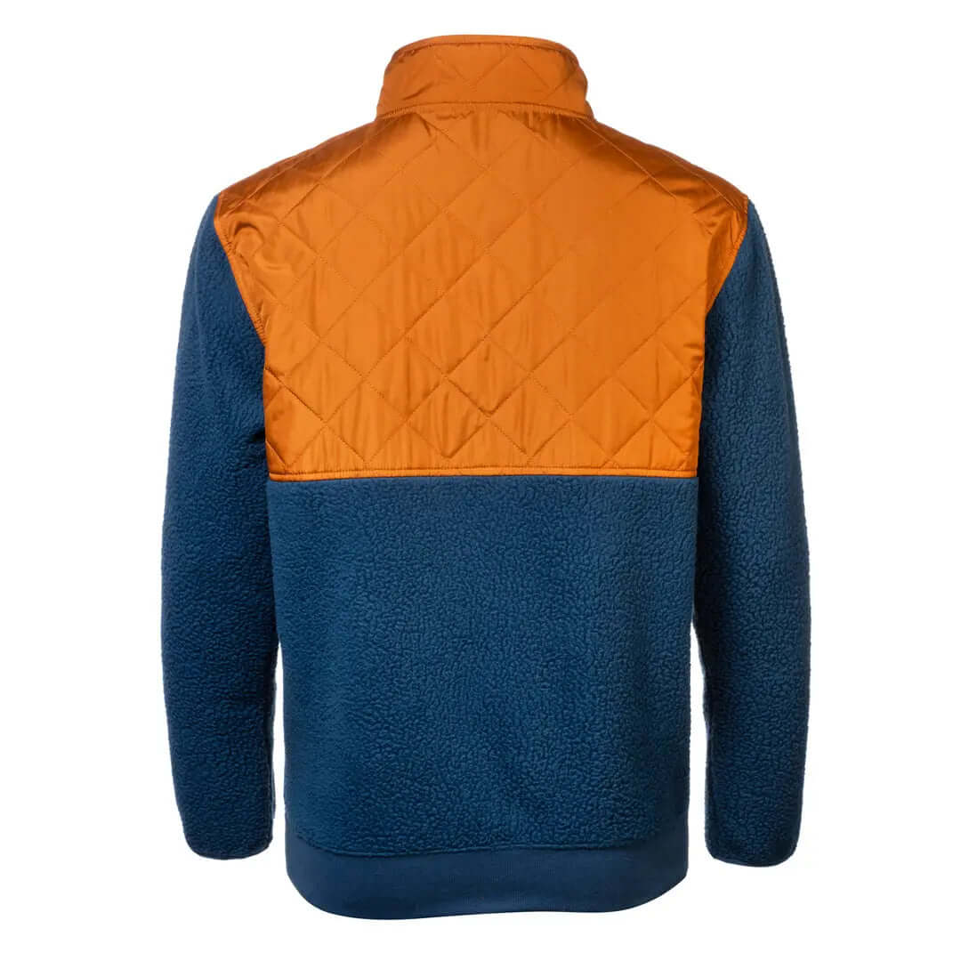 Men's Grizzly Fleece Anorak | Color: Saddle / Blue