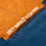 Men's Grizzly Fleece Anorak | Color: Saddle / Blue