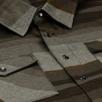 Men's Otto Flannel | Color: Green White Grey