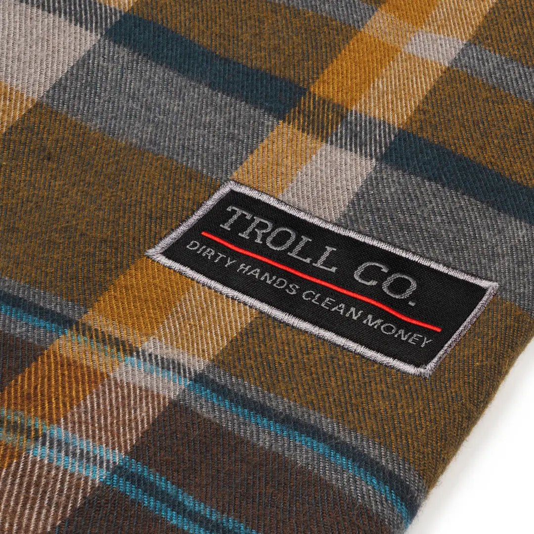 Men's Chester Flannel | Color: Gold Blue Grey