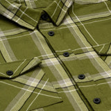 Women's Vera Flannel | Color: Green White Black