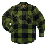 Women's Ada Flannel | Color: Green Black