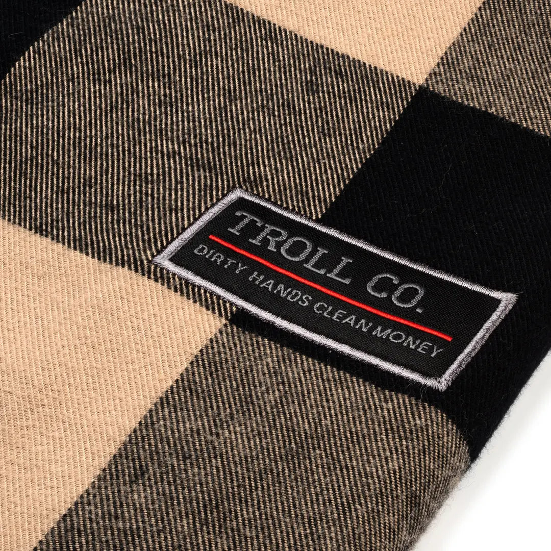 Women's Ella Flannel | Color: Beige Black