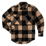 Women's Ella Flannel | Color: Beige Black
