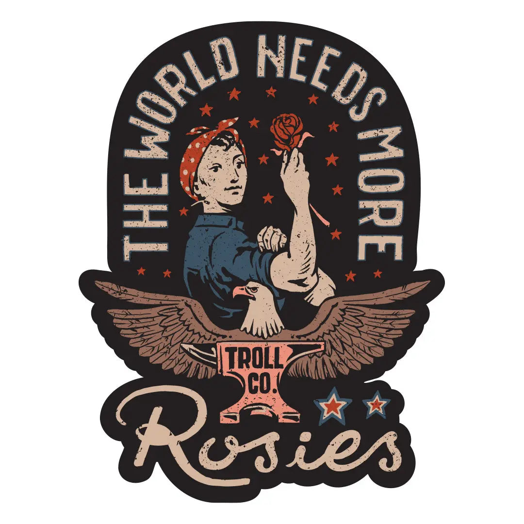 More Rosies Sticker Radial