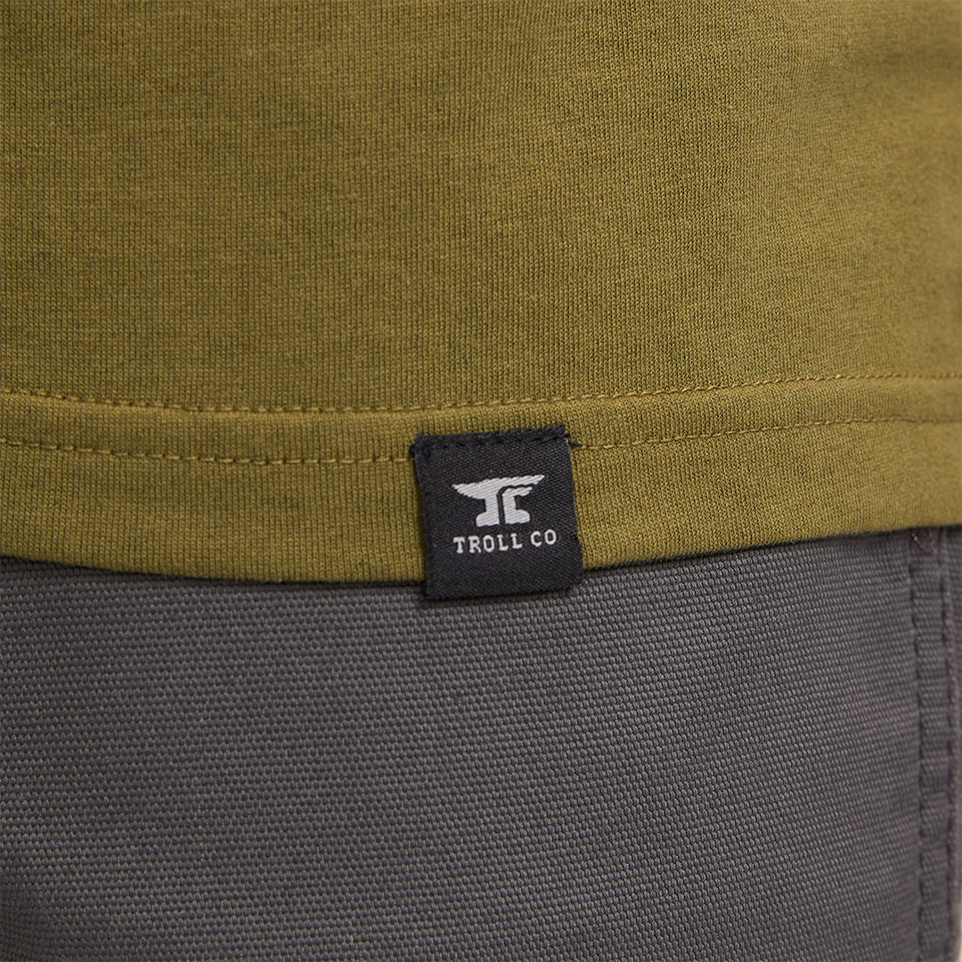 Men's DHCM Twisting Wrenches T-Shirt | Color: Military Green