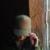 Troll Co. Juno Foam Trucker in MilItary Green