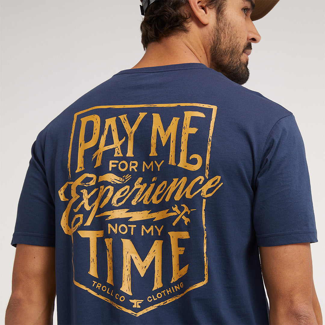 Men's Pay Me T-Shirt | Color: Navy