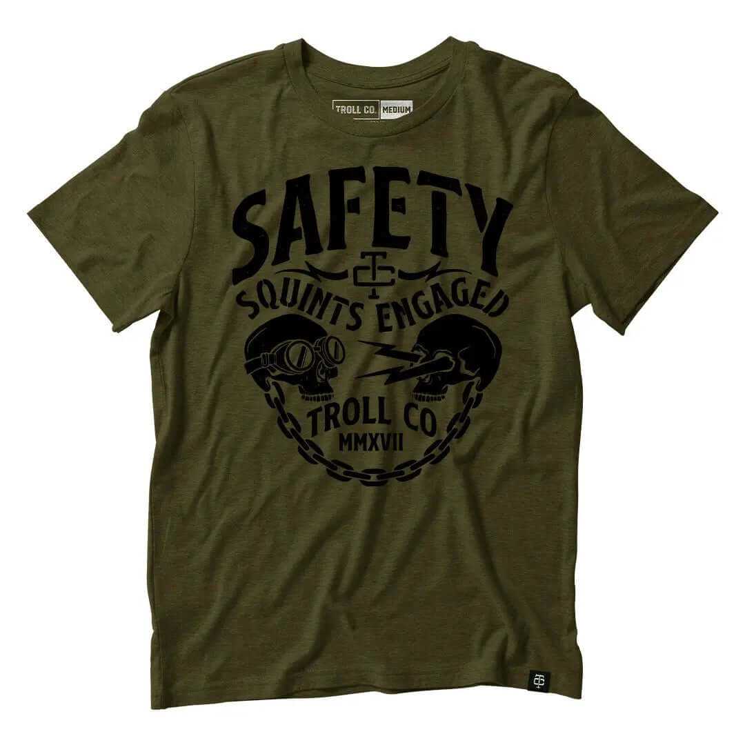 Men's Safety Squints 2.0 T-Shirt | Color: Military Green