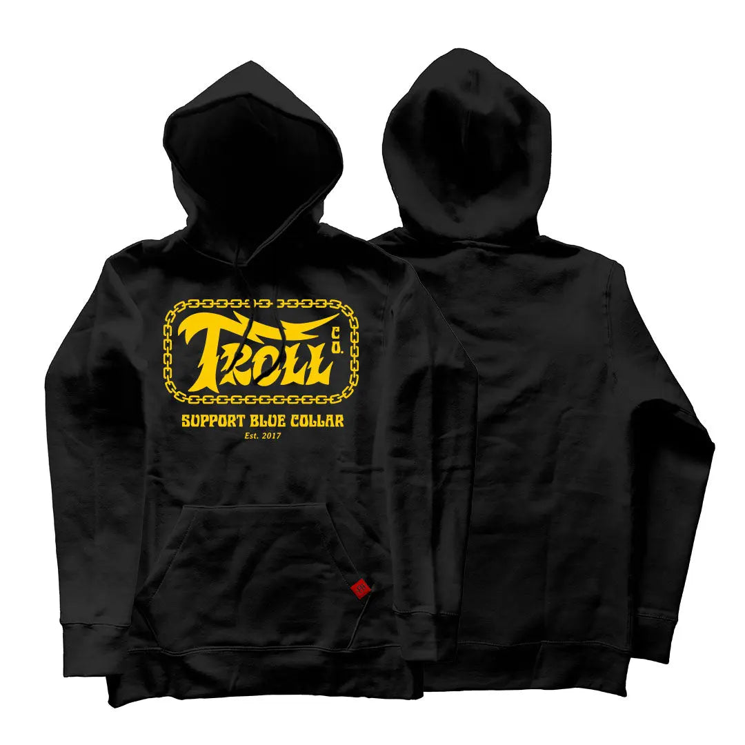 Troll Co. Volt Hoodie in Black