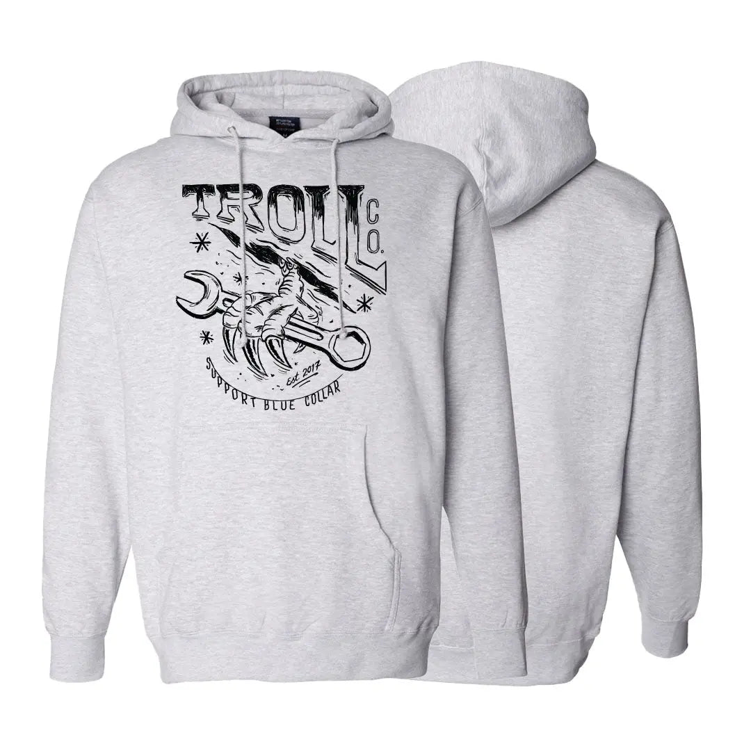 Troll Co Talon Hoodie in Nickel