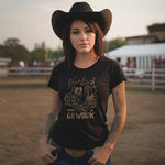 Women's NOLAW Cowgirl T-Shirt | Color: Black